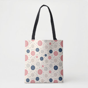 Sac fourre-tout motif de point de fleur