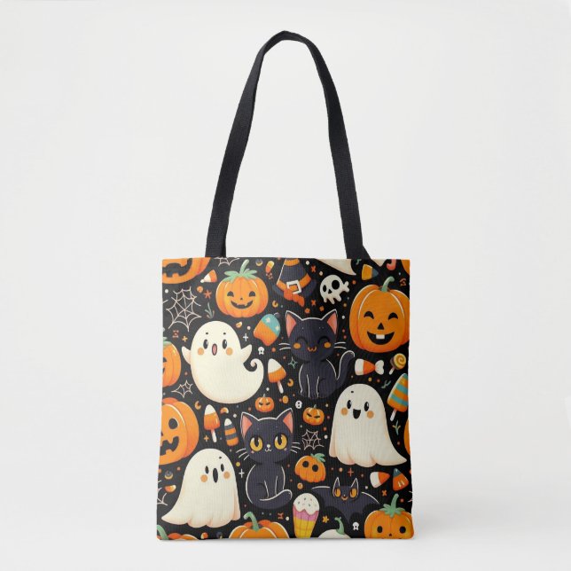 Sac fourre-tout Motif d'Halloween (Devant)