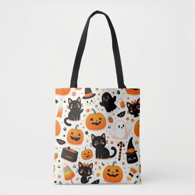 Sac fourre-tout Motif d'Halloween (Devant)