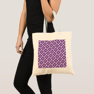 Sac fourre-tout - Motif en brique violette