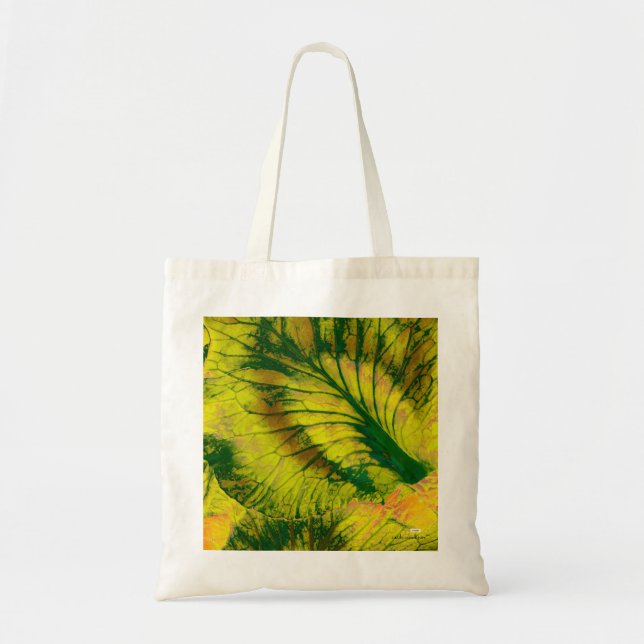 Sac fourre-tout motif feuilles (Devant)