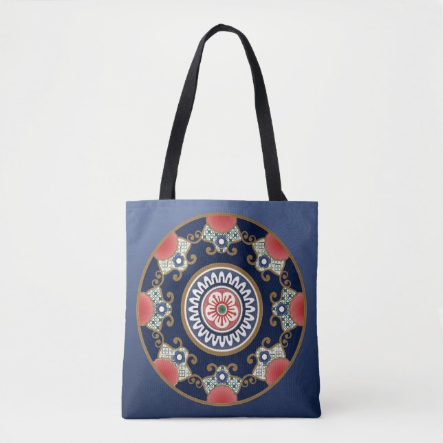 Sac fourre-tout Motif Mah Jongg (Devant)