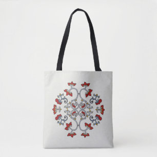 Sac fourre-tout Motif ornemental coloré