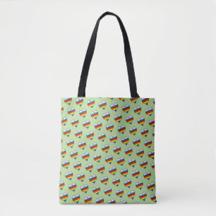 Sac fourre-tout Motif Rainbow Heart