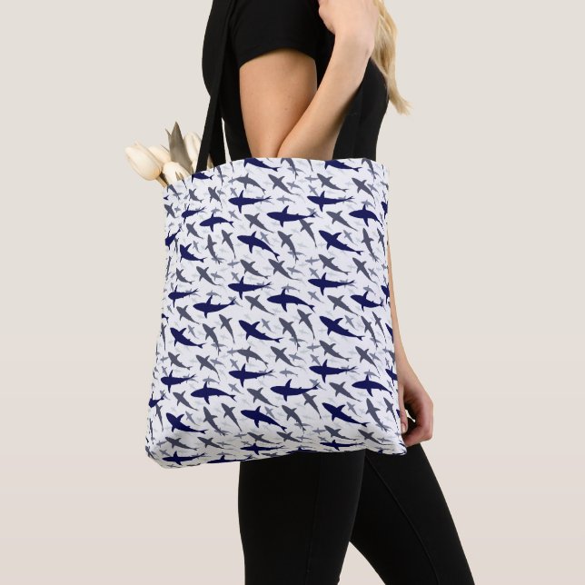 Sac fourre-tout Motif requin | Thème Océan pour Ha (De près)