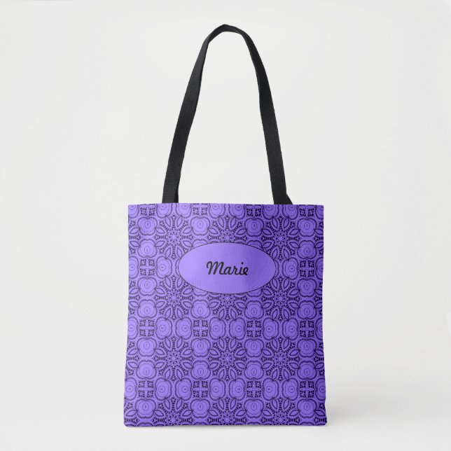 Sac fourre-tout motif tendance (Devant)