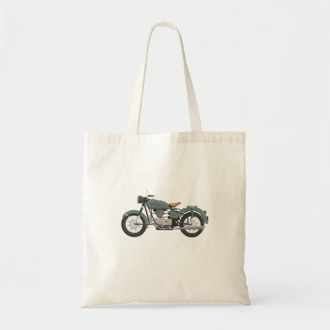 sac fourre-tout moto vintage (Devant)