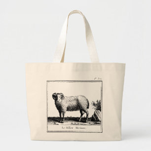 Sac fourre-tout mouton Merino antique