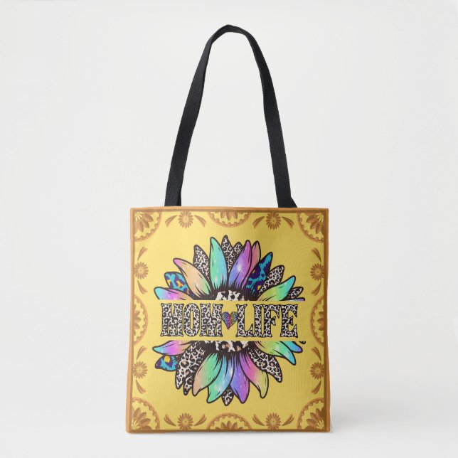 Sac fourre-tout multi-couleurs de maman Life (Devant)