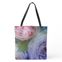 sac fourre-tout multi-fleurs doux
