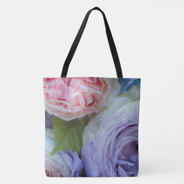 sac fourre-tout multi-fleurs doux (Devant)
