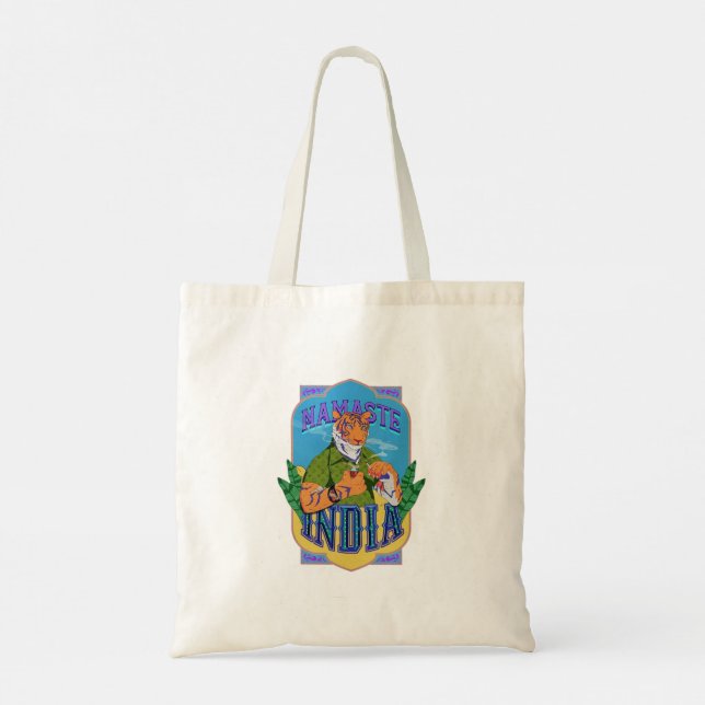 Sac fourre-tout Namaste India Tiger (Dos)