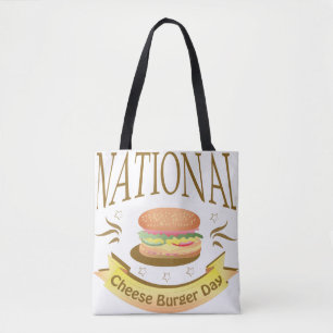 Sac fourre-tout national du hamburger au fromage