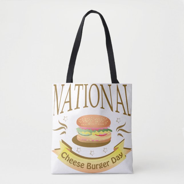 Sac fourre-tout national du hamburger au fromage (Devant)