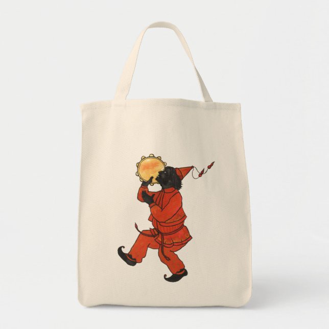 Sac fourre-tout naturel à couleur pour Norooz : (Devant)