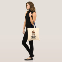 Sac fourre-tout 'Ne parlez pas avant le café'
