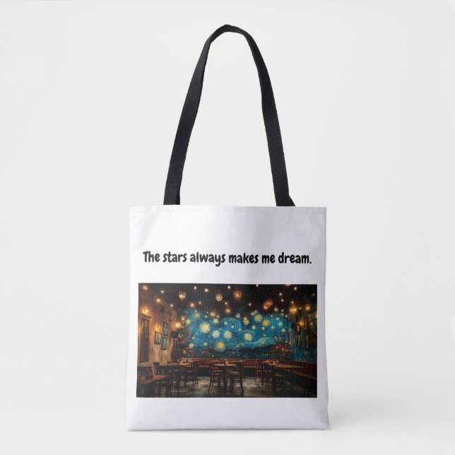 Sac fourre-tout nocturne étoilé (Devant)