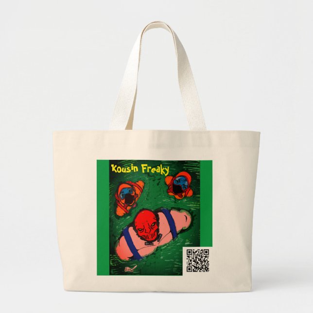 Sac fourre-tout Noel mauvais (Devant)