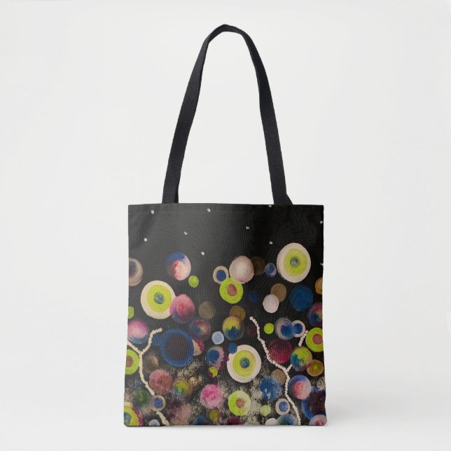 Sac fourre - tout noir à bulle (Devant)