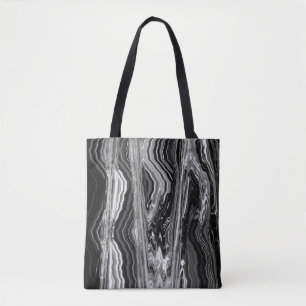 Sac fourre-tout noir à roche par l'artiste C.L.