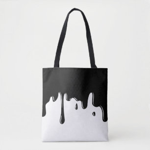 Sac fourre-tout noir de égouttement à boue