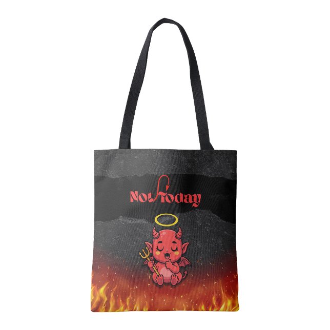 Sac fourre-tout Not Today satan (Not Today satan tote bag)