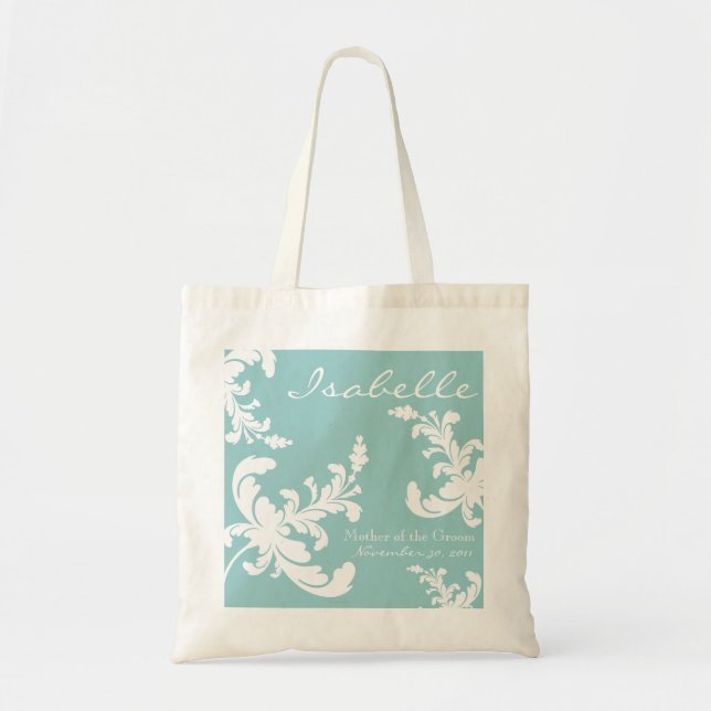 Sac fourre-tout nuptiale floral à partie de (Devant)
