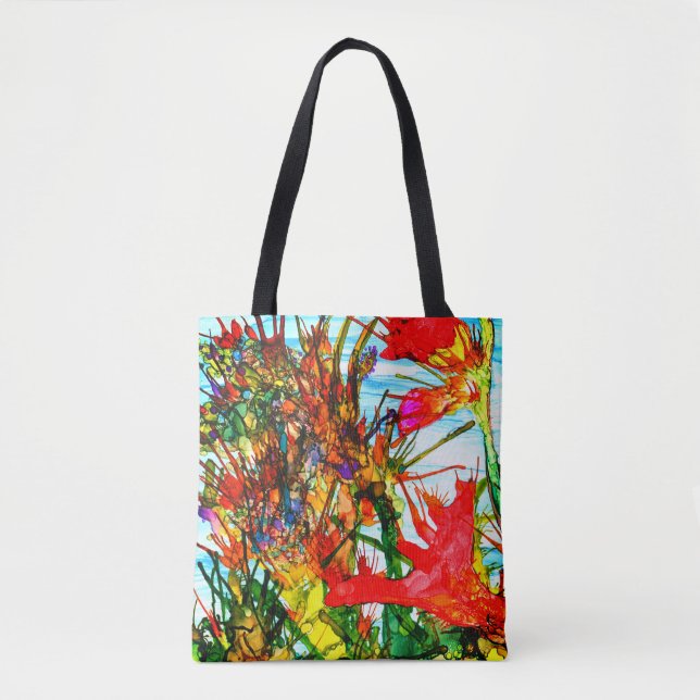 Sac fourre-tout Ocean Blooms (Vous pouvez Customis (Devant)