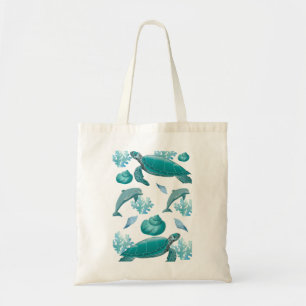 Sac fourre-tout Ocean Breeze Vibe plage et dauph