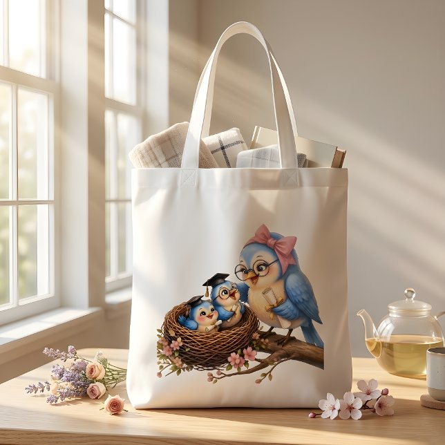 Sac fourre-tout oiseau de remise de diplômes migno (Créateur téléchargé)
