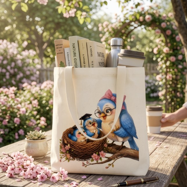 Sac fourre-tout oiseau de remise de diplômes migno (Créateur téléchargé)