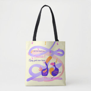 Sac fourre-tout Oiseaux Célébration Maison