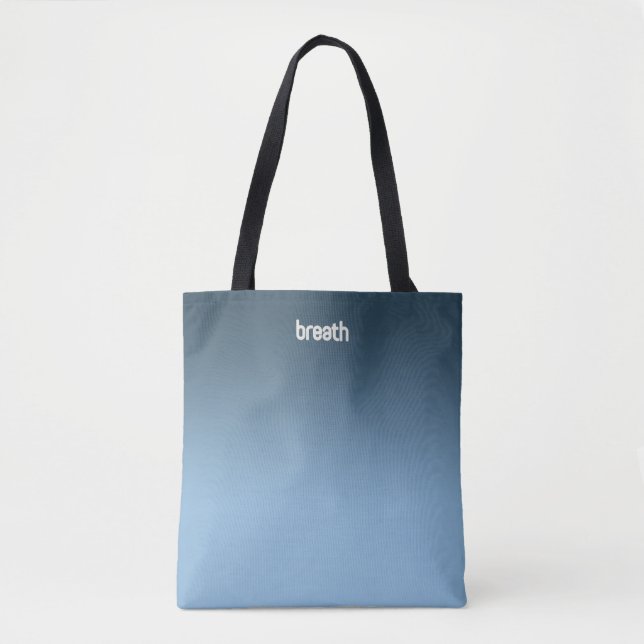 Sac fourre-tout Ombre Bleu - Couleur Douce, Esprit (Devant)