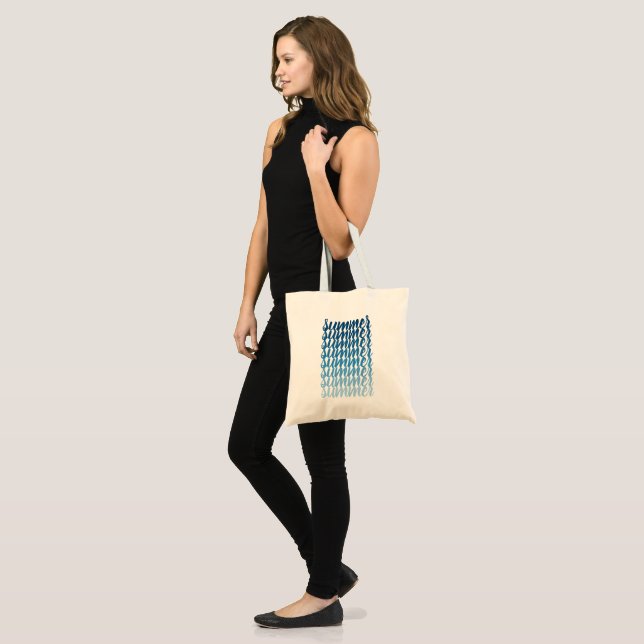 sac fourre-tout ombré d'été (Devant (modèle))