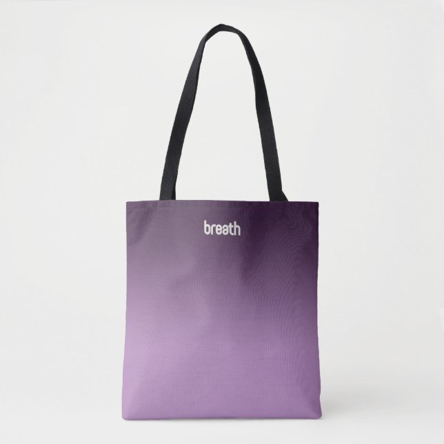 Sac fourre-tout Ombre violet - Couleur douce, Espr (Devant)