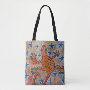 Sac fourre-tout Orange Gecko
