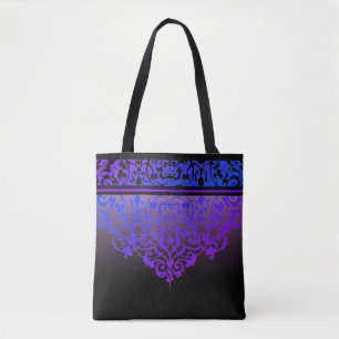 Sac fourre-tout orange Motif orange orange rose or
