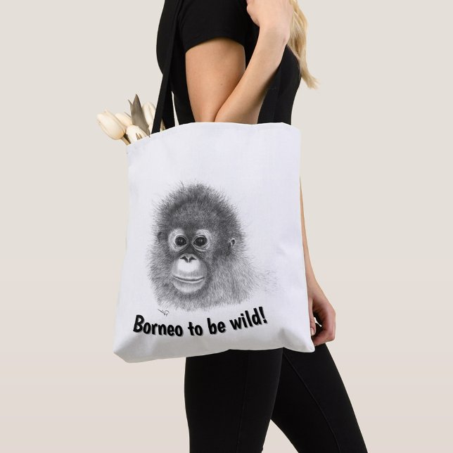 Sac fourre-tout Orangutan bébé (Créateur téléchargé)