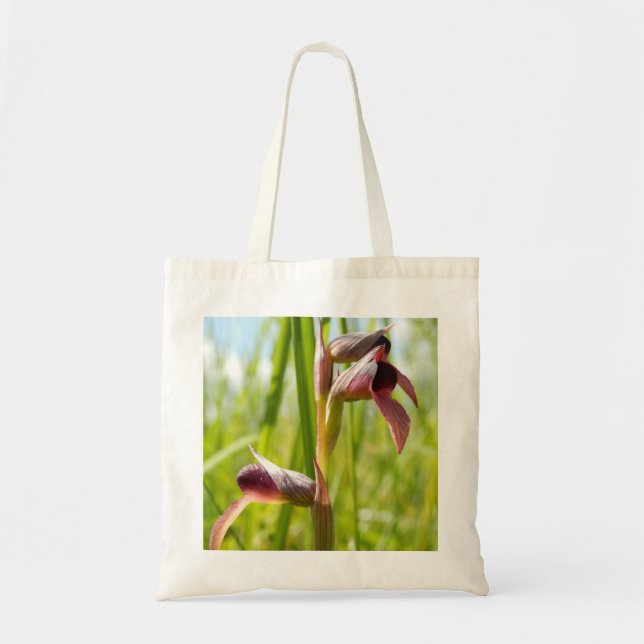 Sac fourre-tout orchidée de langue (Devant)