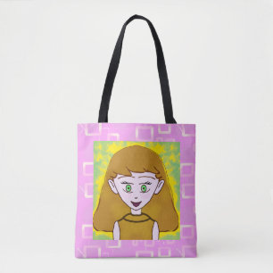 Sac fourre-tout ourson à nœud papillon joyeux