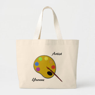Sac fourre-tout - Palette de peinture avec pinceau