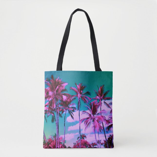 Sac fourre-tout Palmiers Tropicaux (Devant)
