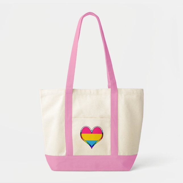 Sac fourre-tout Pan Pride Heart (Devant)