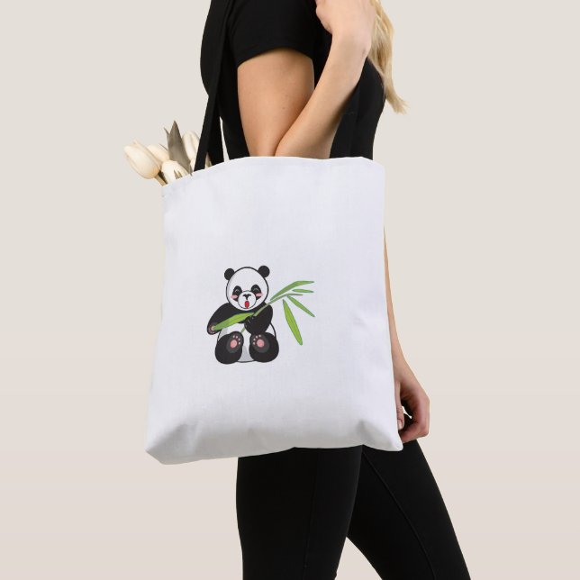 Sac fourre-tout Panda ! (De près)