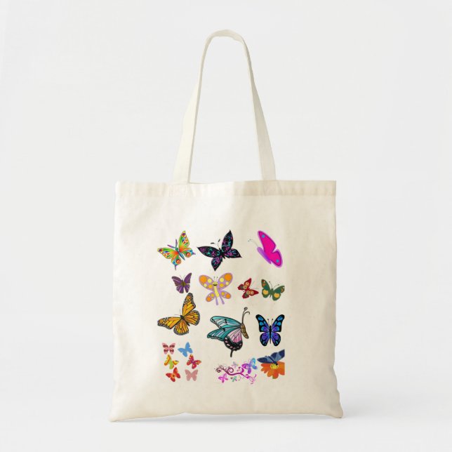 Sac fourre-tout papillon à petit prix (Devant)