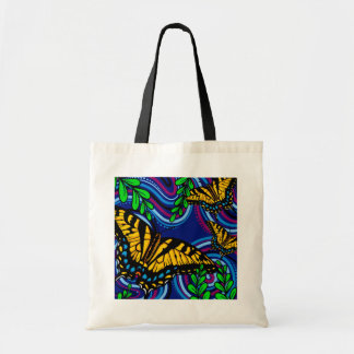 Sac fourre-tout papillon jaune