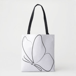 Sac fourre-tout papillon minimaliste