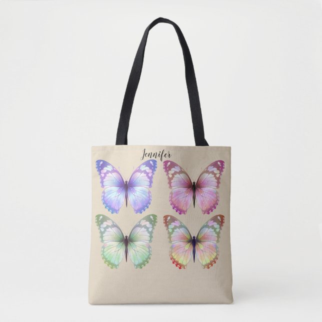 Sac fourre-tout Papillon  personnalisé Personnalis (Devant)