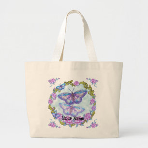 Sac fourre-tout Papillons Roses