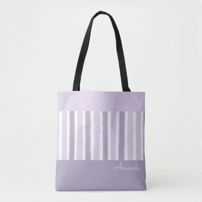 Sac fourre-tout Pastel Stripes (Devant)